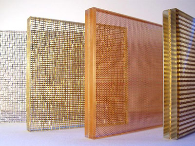 Glass Laminated Metal Mesh